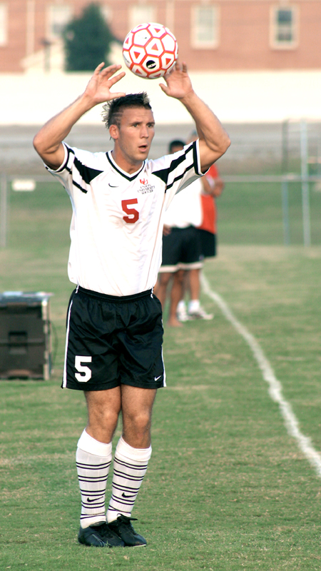 Scott Sincliar looks for a teammate during a match at Union. - Photo by Kyle Kurlick