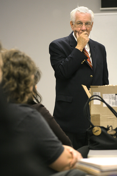 C. William Pollard, former chief executive officer of The ServiceMaster Company spoke to students after Union’s annual Business Through the Eyes of Faith luncheon. - Photo by Kyle Kurlick