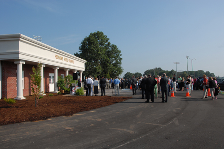 The 18,000-square foot Fesmire Field House was dedicated in an Aug. 5 ceremony. - Photo by Morris Abernathy