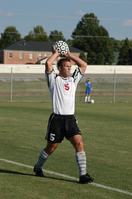 Junior Scott Sinclair throws the ball back inbounds. - Photo by Steven Aldridge