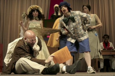 The Union University Players presented the production of <em>The Trial of the Big Bad Wolf</em> for their annual children's show in the chapel. - Photo by Kyle Kurlick