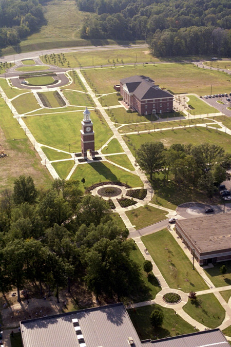 Aerial shot of the Great Lawn from the east - Photo by Jim Veneman
