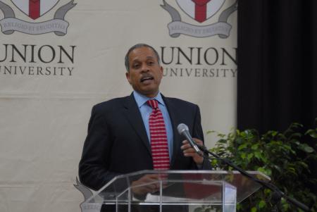 Juan Williams, author and National Public Radio correspondent, was the guest speaker for the second installment of the ninth annual Union Forum.  - Photo by Morris Abernathy