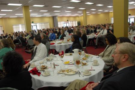 A large crowd from the Jackson community attended the ninth annual Union Forum to hear Juan Williams, author and National Public Radio correspondent. - Photo by Morris Abernathy
