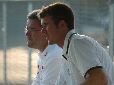 Coach Boylan and Coach Brooks - Photo by Steven Aldridge