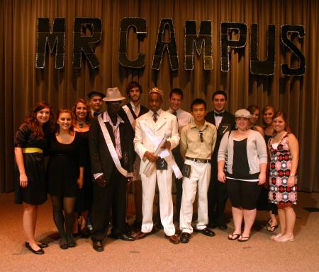 PRSSA held an event called Mr. Campus where seven candidates showed their talents, skills, and formal wear and were evaluated by judges to be Mr. Campus. - Photo by Stephanie Schroeder
