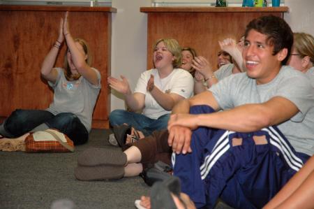 Open Mic night seemed to be a huge success with laughter, clapping, and smiles all around.  - Photo by Neisha Fuson