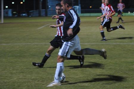 In a battle against Martin Methodist College, Union freshman Franki Mocellin races for ball control.  - Photo by Neisha Fuson