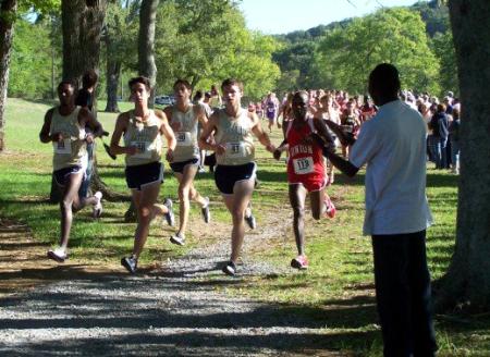 Henry Rop (113) of Union takes the individual title in the Vanderbilt Classic. - Photo by Steven Aldridge