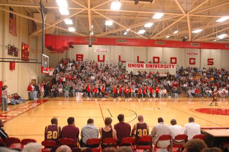 Bulldog fans showed their support during the first home game since the tornado.  - Photo by Neisha Fuson
