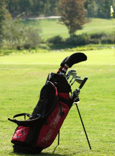 Union University golf, the 2008 TranSouth Conference Champions, play several times at the Falcon Ridge Golf Club. - Photo by Steven Aldridge