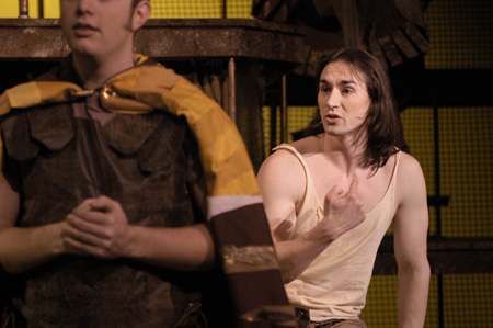 Josh Hussung & Blake Staples in <i>Philemon</i>. - Photo by Jim Veneman