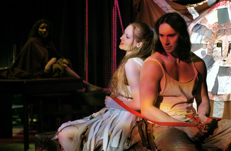 Lindsey Rapp & Blake Staples in <i>Philemon</i>. - Photo by Jim Veneman