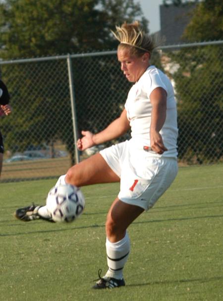 Caitlin Zimmerman controls the ball as she looks to move the ball for a Union scoring opportunity. - Photo by Tommy Sadler