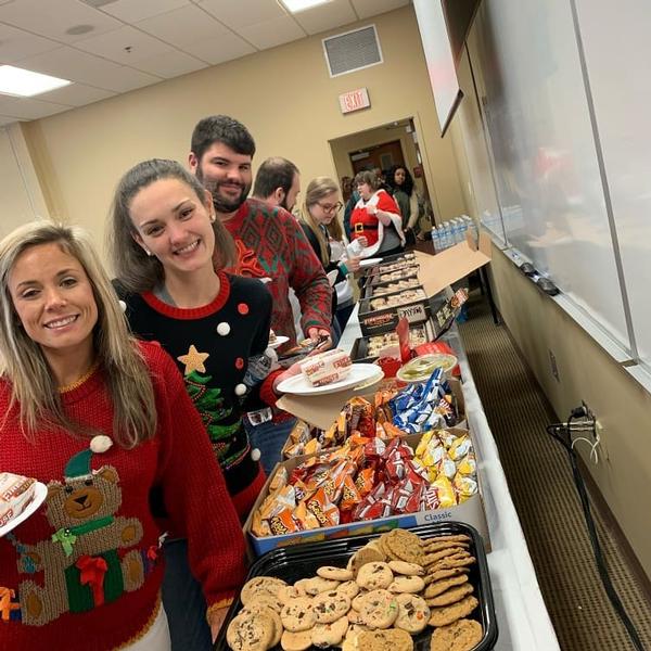 Trim the Tree: Students eating