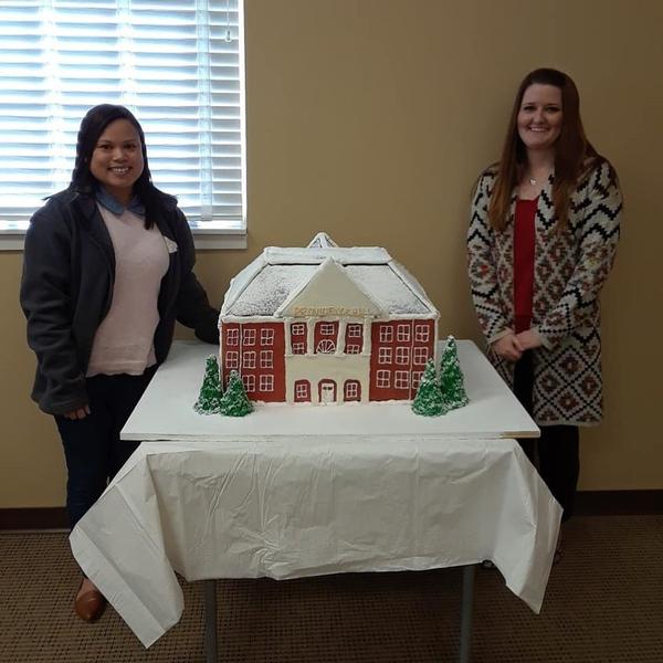 Trim the Tree: Providence Hall cake by 
