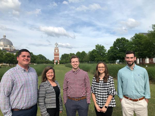 Rho Chi Current Officers with Dr. Kim Lindsey-Goodrich