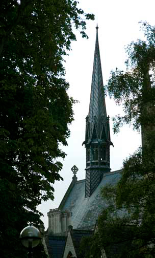 Exeter College Chapel where Charivari Agreable performs on summer evenings