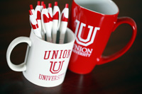 promotional mugs and pens