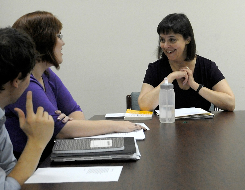 Patricia L. Hamilton with students