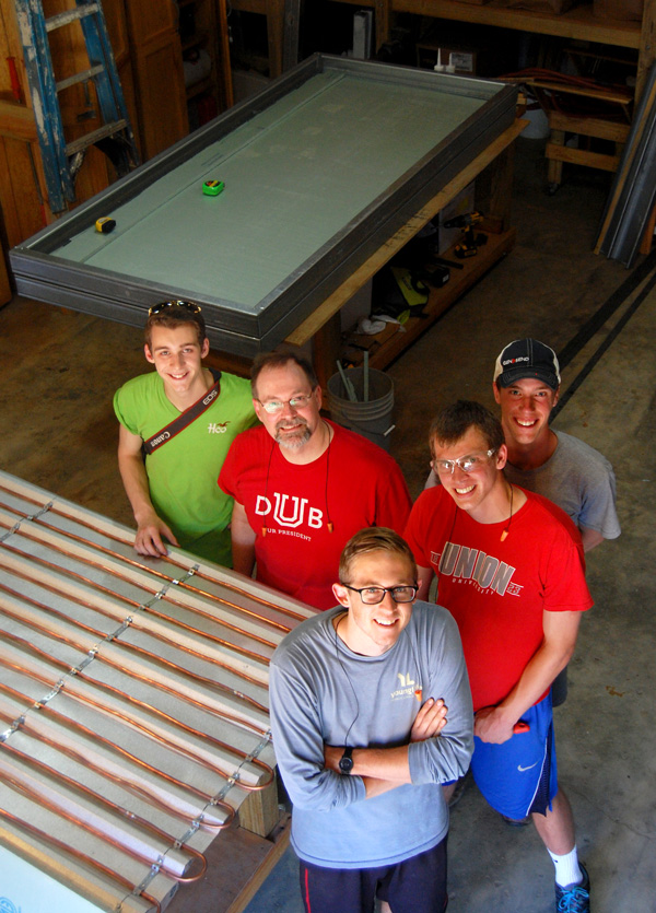 Randal Schwindt and students