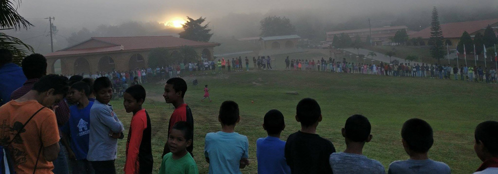 Orphanage Emanuel on a hazy morning.