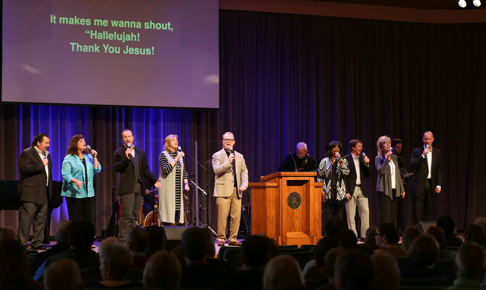 Bellevue Praise Team at the Evangelism Rally