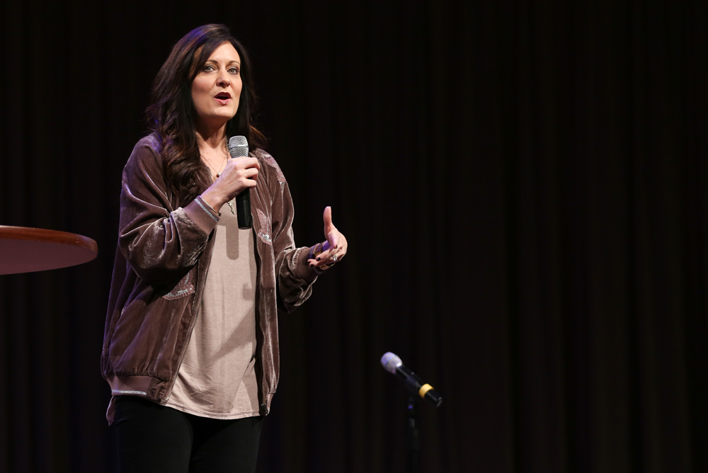 Lysa TerKeurst speaking at Union