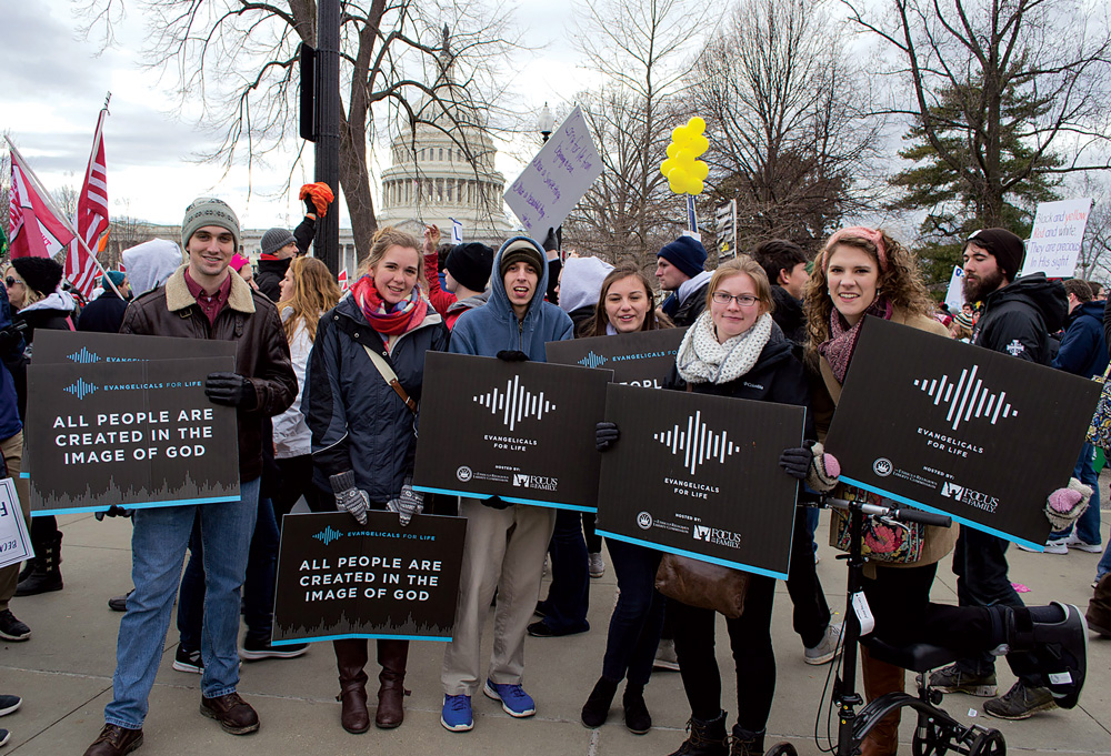 Students at the March for Life