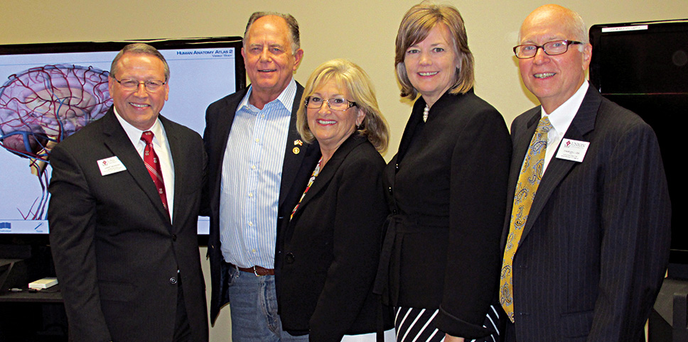 David and Diane Black with Larry Vaughan, Carla Sanderson and Charles Lea